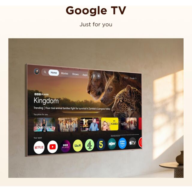 TCL 43A400 PRO-UK 43inch 4K Ultra HD QD-MINI LED AI Art TV