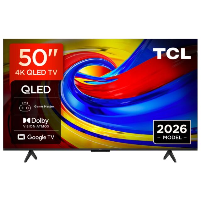 TCL 50P7L-UK 50inch 4K HDR QLED Direct LED Google TV