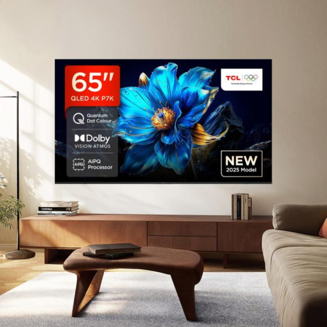 TCL 65P7K-UK 65inch 4K QLED Direct LED HDR Google TV