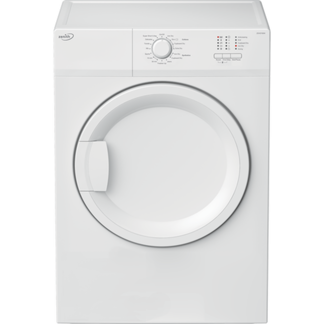 Zenith ZDVS700W Vented Tumble Dryer 7kg in White