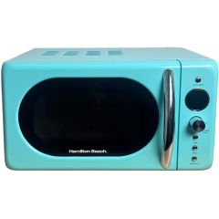 Hamilton Beach HB70H20M Microwave In Teal Retro Style 20 Litre