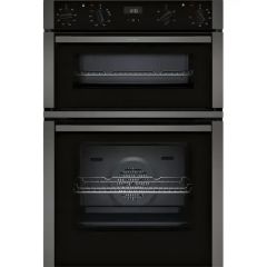 Neff U1ACE2AG3B 59.4cm Built In Electric Double Oven - Graphite Grey