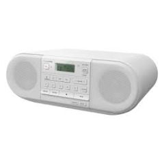 Panasonic RXD550EW Portable Radio with CD + Bluetooth in White