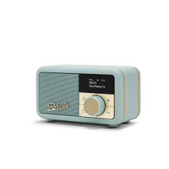 Roberts REVPETITE2DE Revival Petite2 in Duck Egg DAB+/FM Rechargeable Bluetooth
