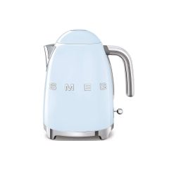 Smeg KLF03PBUK Cordless Jug Kettle in Pastel Blue 3D Logo