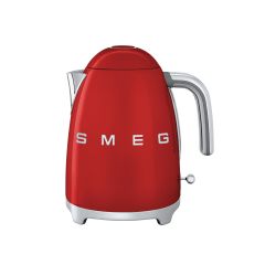 Smeg KLF03RDUK Cordless Jug Kettle in Red 3D Logo