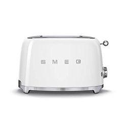 Smeg TSF01WHUK 2 Slot Toaster in White